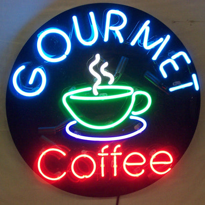 Gourmet Coffee Neon Signs