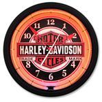 Harley Davidson Neon Clocks
