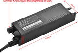 DIMMING NEON POWER SUPPLY DIMENSIONS