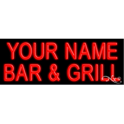 BAR AND GRILL CUSTOMIZED NEON SIGN