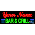 Custom Neon Bar and Grill Sign