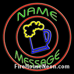 Beer Mug Custom Neon Sign