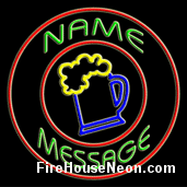 Beer Mug Custom Neon Sign