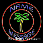 Palm Tree Custom Neon Sign