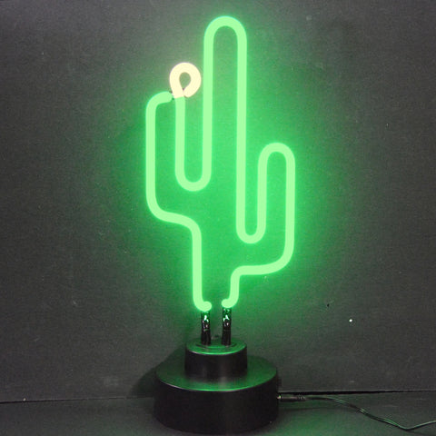 Cactus Neon Light Sign Sculpture