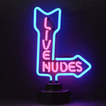 Live Nudes Neon Light Sign Sculpture