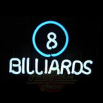 8 Ball Billiards Neon Light Sign Sculpture - Neon Sculptures