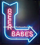 Beer Babes Neon Bar Sign