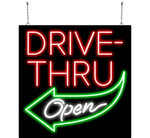 Drive Thru Neon Open Sign