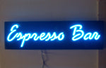 Custom Neon Sign Espresso Bar