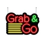 Grab and Go Neon Sign
