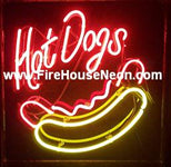 Hot Dogs Franks Wieners Neon Sign