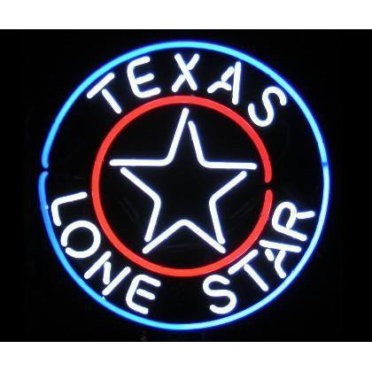 Texas Lone Star Neon Bar Signs