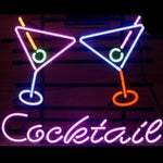 Cocktail Martini Bar Neon Sign