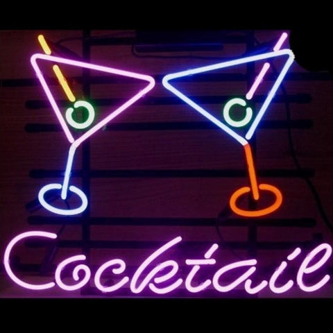 Cocktail Martini Bar Neon Sign