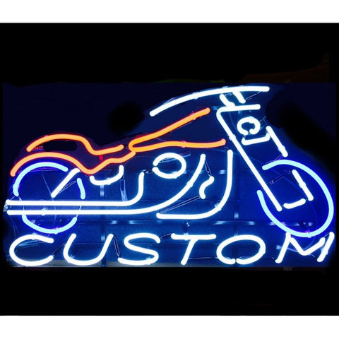 Custom Motorcycle Neon Bar Sign