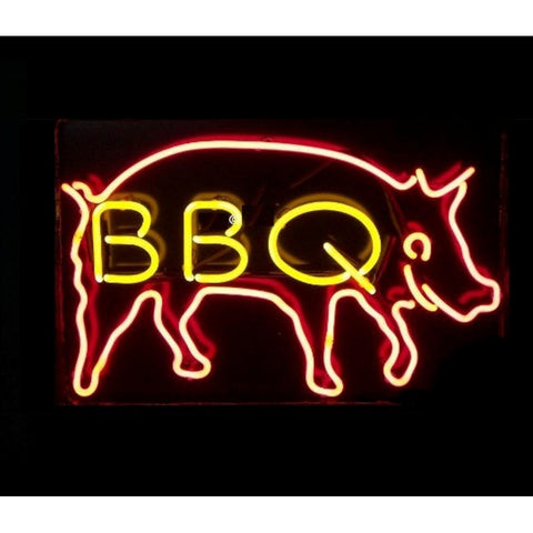 BBQ Pig Neon Neon Sign Light-Business Neon Signs-Fire House Neon Signs
