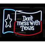 Don't Mess with Texas Neon Sign