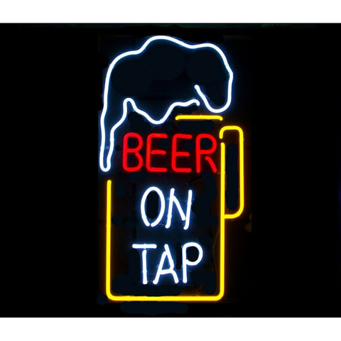 Beer on Tap Neon Bar Sign