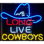 Long live cowboys neon bar sign