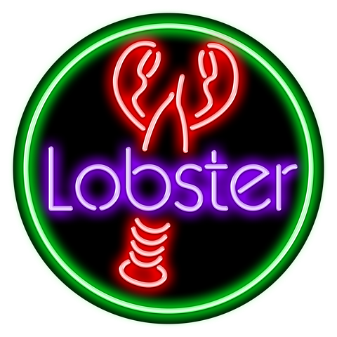 Lobster Seafood Neon Sign