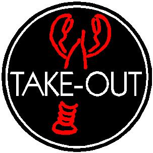 Take out Neon Sign Lobster