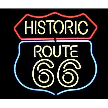 Historic Route 66 Neon Sign