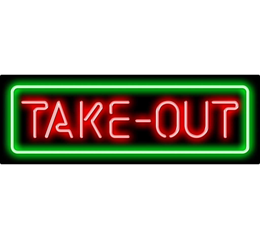 TAKE OUT ネオンサイン 照明 カフェ take-out_restaurant_neonsign. TAKE OUT ネオンサイン 照明 カフェ take-out_restaurant_neonsign.