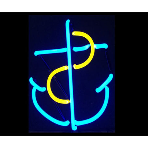Boat Anchor Neon Sculpture