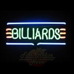 Billards Neon Light Sign Sculpture - Neon Sculptures