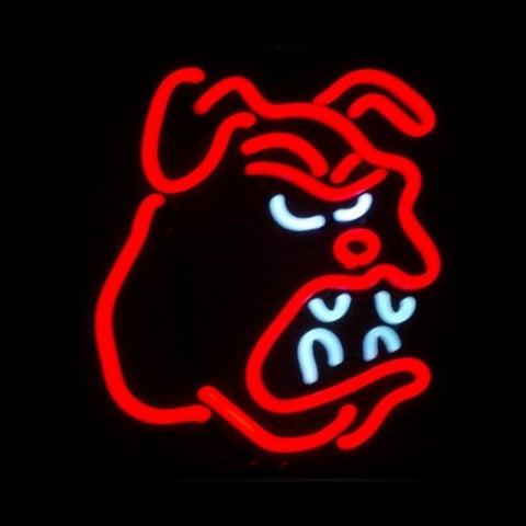 Bull Dog Neon Light Sign Sculpture