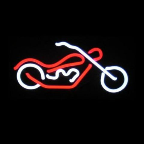 Motorcycle Chopper Neon Light Sign Sculpture