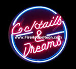 Cocktails and Dreams Neon Sign