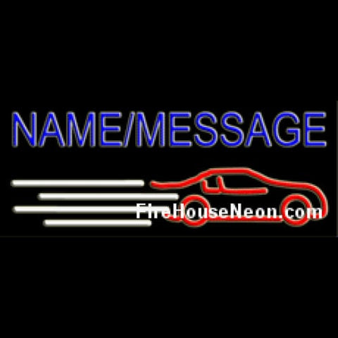 Custom Race Car Neon Sign - Custom Neon Sign