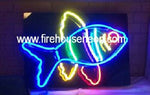 Colorful Aquarium Tropical Fish Neon Sign  - Pet Store