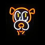 Hooter Dog Head Neon Light Sign Sculpture - Neon Sculptures