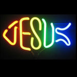 Jesus Neon Light Sign Sculpture-Neon Sculptures-Fire House Neon Signs