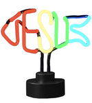 Jesus neon sculpture desk sign