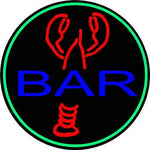 Lobster Bar Seafood Neon Sign