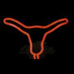 Long Horn Steer Neon Light Sign Sculpture - Neon Sculptures