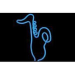 Saxophone Music Neon Light Sign Sculpture