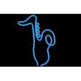 Saxophone Music Neon Light Sign Sculpture