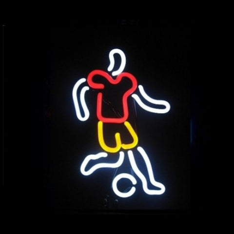 Soccer Neon Light Sign Sculpture