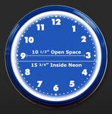 20" Neon Clock Specifications