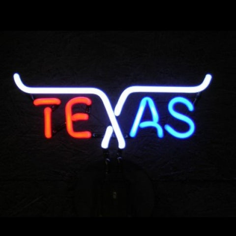 Texas Steer Neon Light Sign Sculpture
