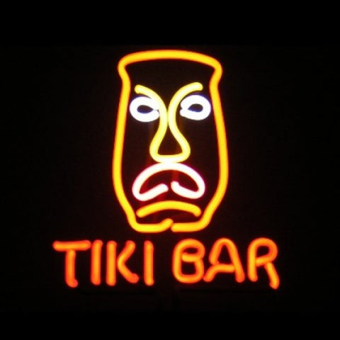 Tiki Bar Mask Neon Light Sign Sculpture