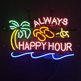 Always Happy Hour Neon Sign