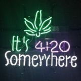 It's 4:20 Somewhere Neon Bar Sign Light